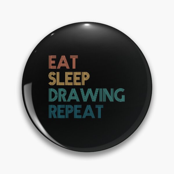 Item preview, Eat Sleep Drawing Repeat - Gift For Drawing Fans designed and sold by kindxinn.