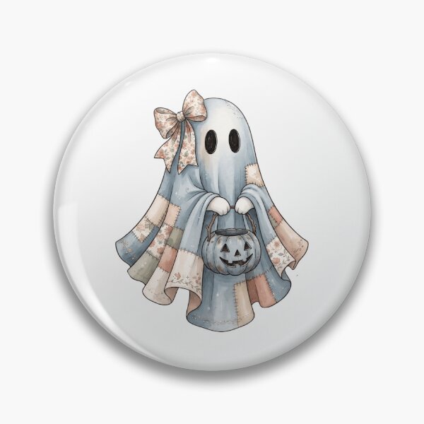Item preview, Cute Patchwork Ghost designed and sold by pintartipuduran.