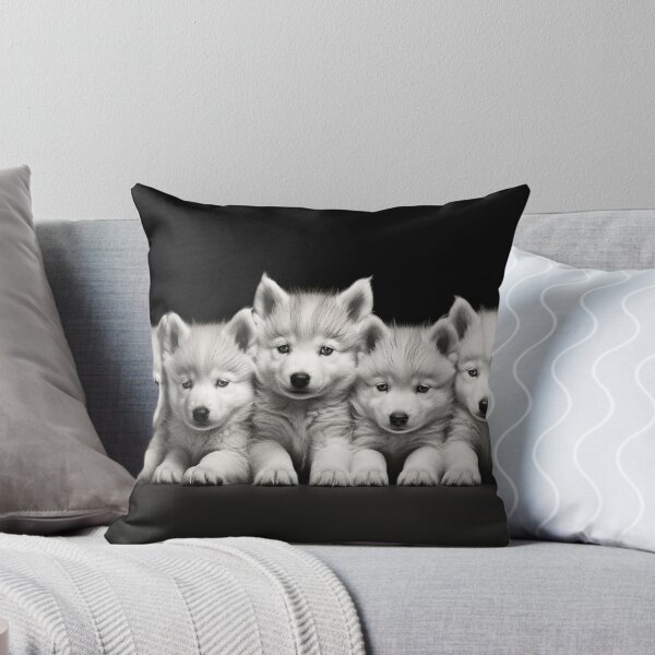 Item preview, Five Little White Husky Puppies designed and sold by djovan.