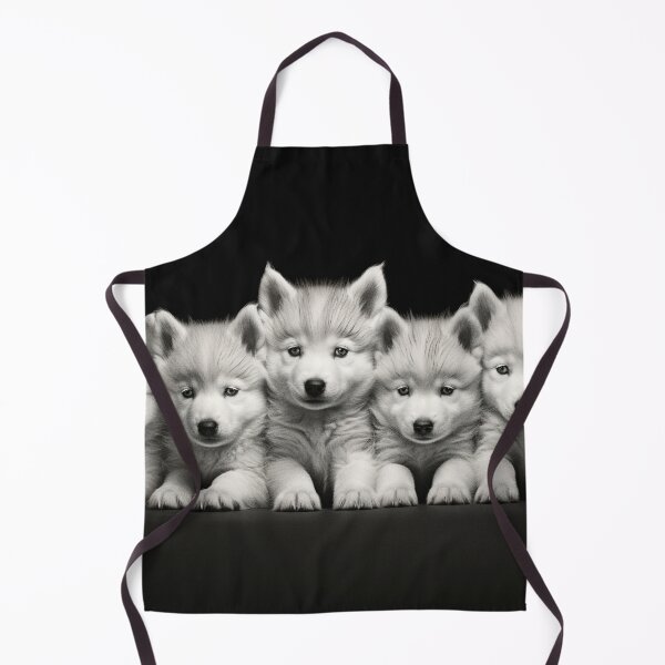 Item preview, Five Little White Husky Puppies designed and sold by djovan.
