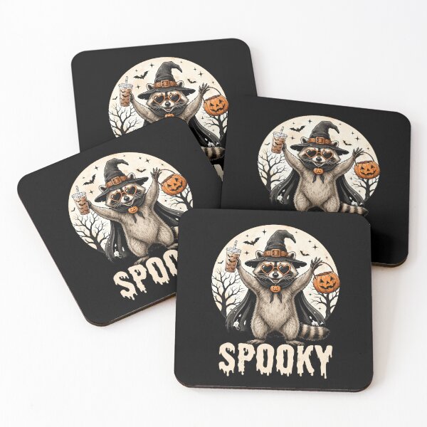 Item preview, Halloween Raccoon with Pumpkin designed and sold by pintartipuduran.
