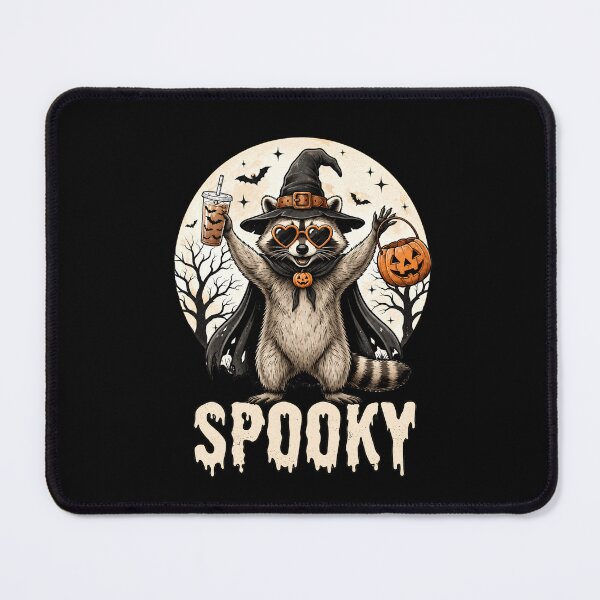 Item preview, Halloween Raccoon with Pumpkin designed and sold by pintartipuduran.