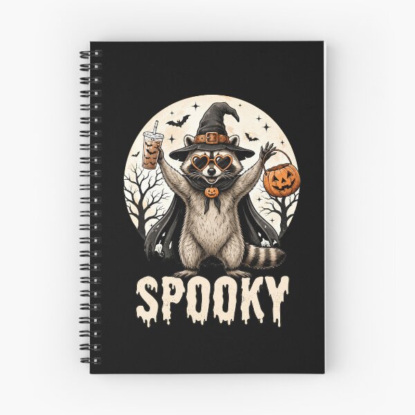 Item preview, Halloween Raccoon with Pumpkin designed and sold by pintartipuduran.
