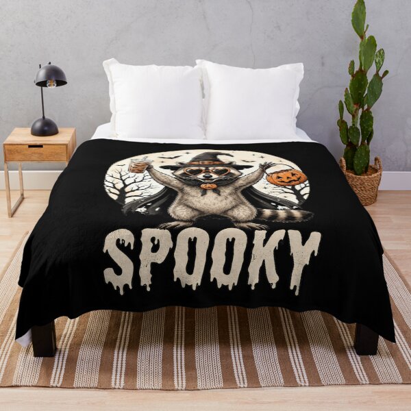 Item preview, Halloween Raccoon with Pumpkin designed and sold by pintartipuduran.