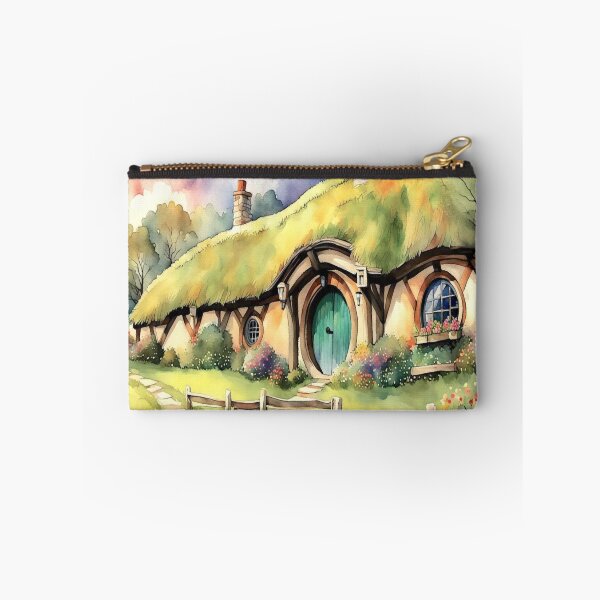 Item preview, Hobbit Hole Watercolor designed and sold by ViaARTfactory.