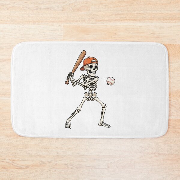 Item preview, Skeleton Playing Baseball designed and sold by pintartipuduran.