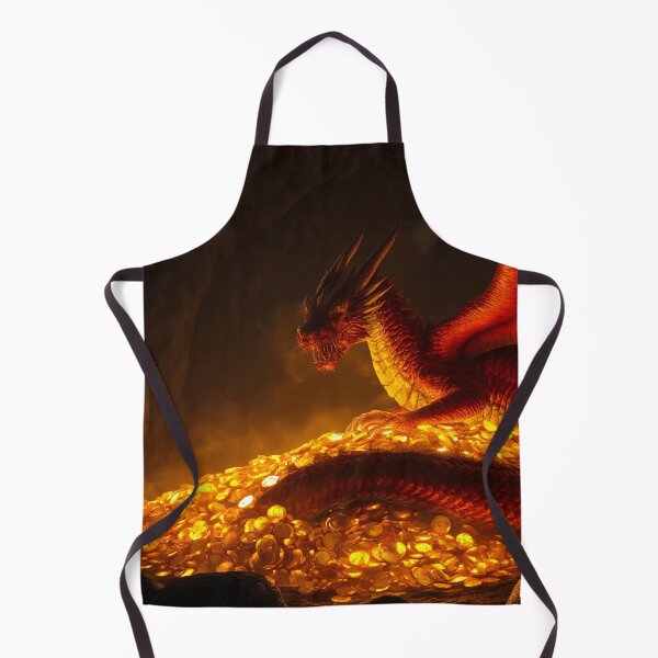 Item preview, Crimson Dragon Guarding a Golden Treasure Hoard designed and sold by StudioForge.