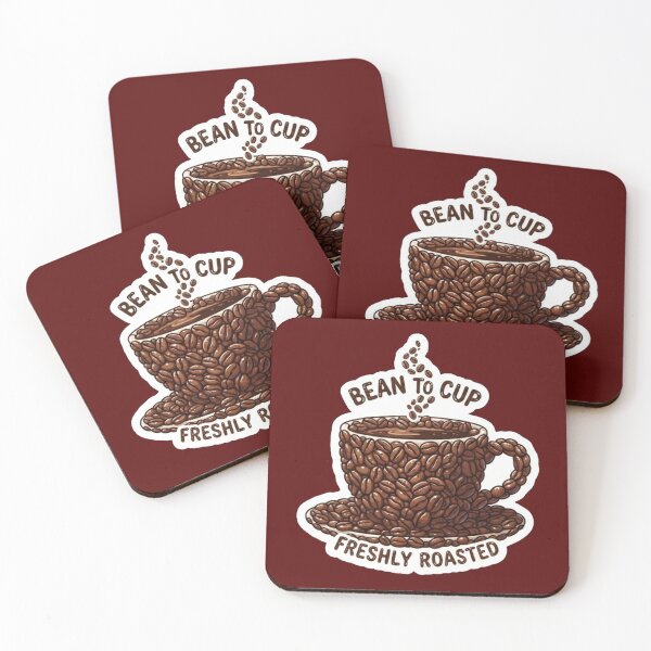 Item preview, Coffee Cup Made of Roasted Beans But First Coffee Aesthetic Design designed and sold by Evelashop.
