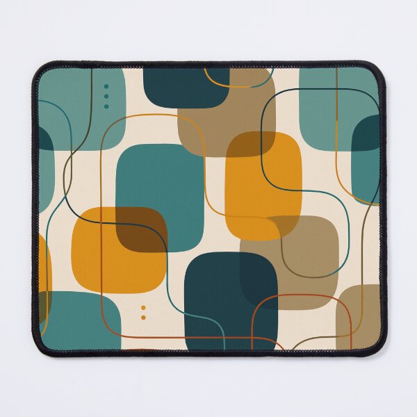 Item preview, Mid Century Modern Abstract Geometric Pattern designed and sold by Far Out Goods.