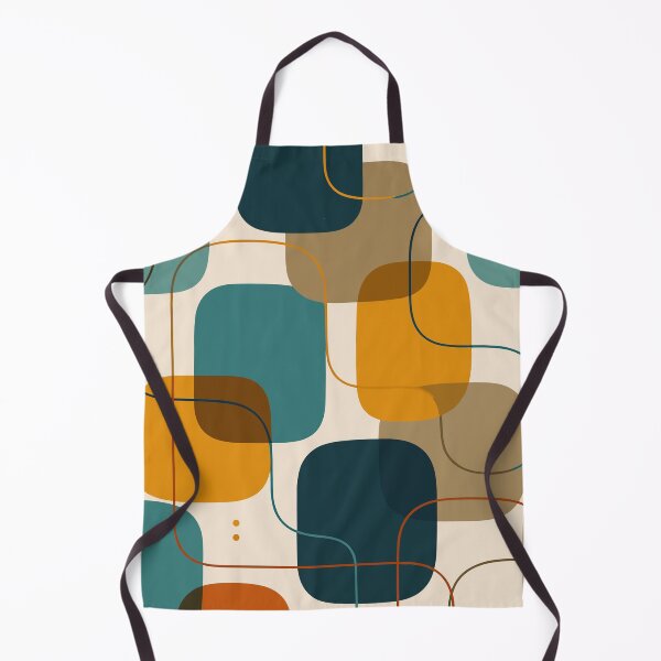 Artikelvorschau, Abstraktes geometrisches Muster im Stil der Mid-Century-Moderne entworfen und verkauft von Far Out Goods.