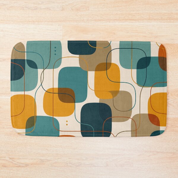 Item preview, Mid Century Modern Abstract Geometric Pattern designed and sold by Far Out Goods.