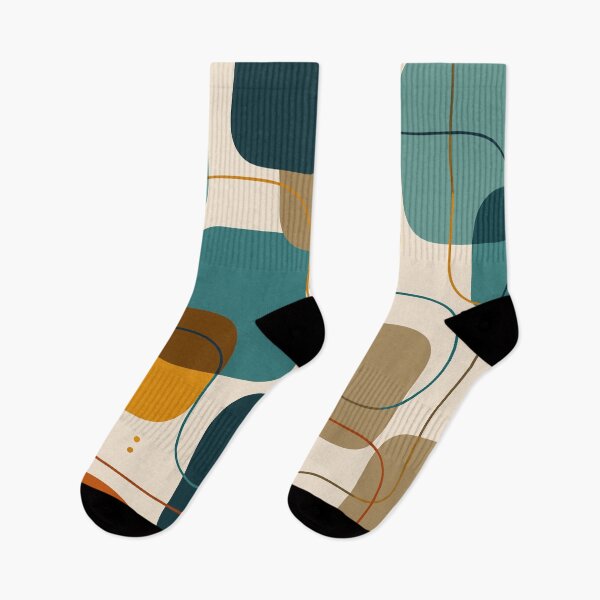 Item preview, Mid Century Modern Abstract Geometric Pattern designed and sold by Far Out Goods.
