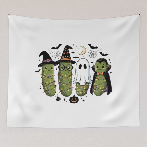 Item preview, Halloween Pickle Characters designed and sold by pintartipuduran.