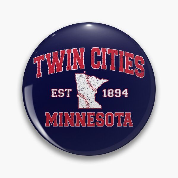 Item preview, Vintage Twin Cities Minnesota MN Map Distressed Baseball Fans Team Spirit designed and sold by RockTheFeal.