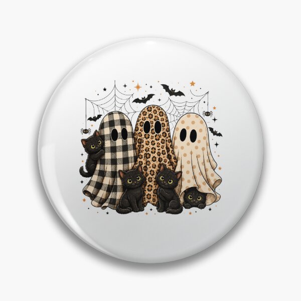 Item preview, Ghosts and Cats Halloween Gathering designed and sold by pintartipuduran.