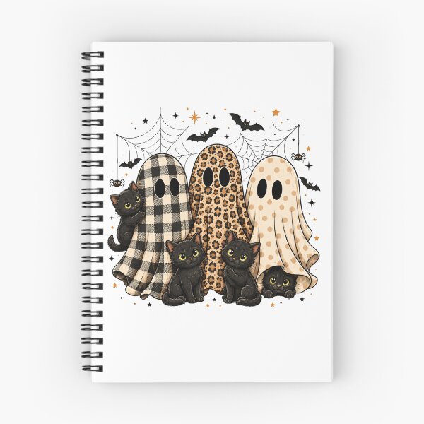 Item preview, Ghosts and Cats Halloween Gathering designed and sold by pintartipuduran.