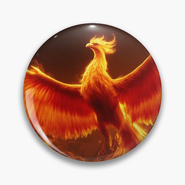 Item preview, Majestic Phoenix Rising from Swirling Flames designed and sold by StudioForge.