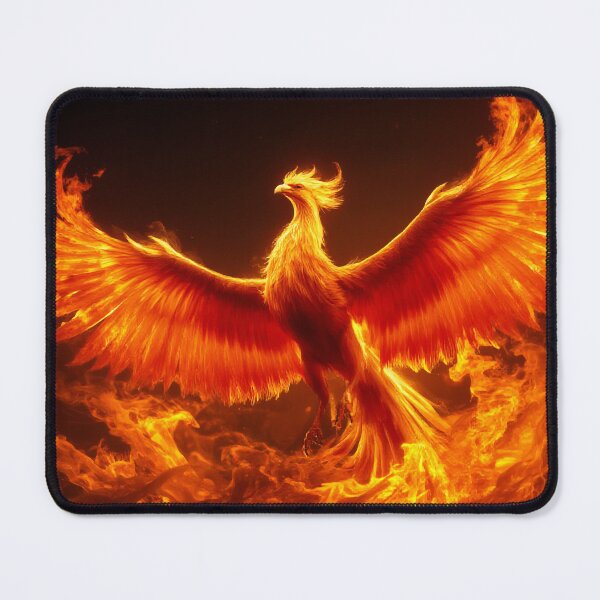 Item preview, Majestic Phoenix Rising from Swirling Flames designed and sold by StudioForge.