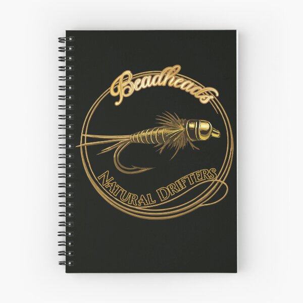 Item preview, Fly fishing logo style illustration "Beadheads, Natural Drifters" nymph. designed and sold by Art-Horizon.