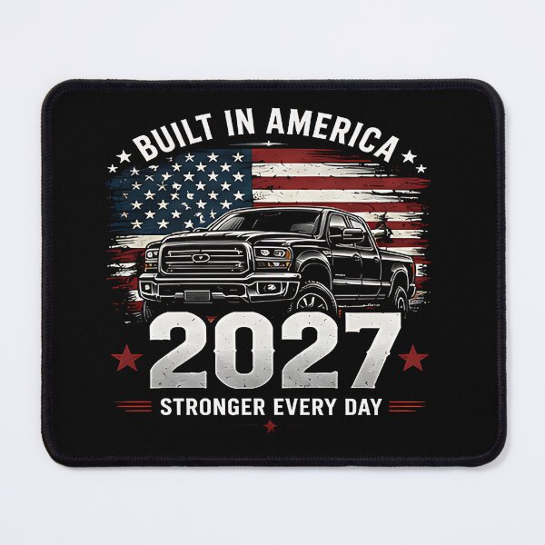 Item preview, Built in America 2027 Stronger Every Day Truck T-Shirt designed and sold by DealNest.