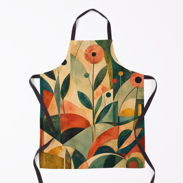Item preview, Mid Century Modern Botanical Garden – Retro Geometric Floral Art designed and sold by GutyzDesignsES.
