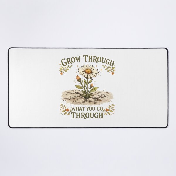 Item preview, Grow Through What You Go Through | Inspirational Flower Growing Through Concrete T-Shirt designed and sold by Jcastro0115.