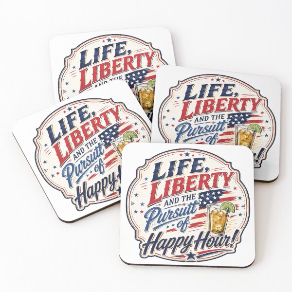 Item preview, Life Liberty and the Pursuit of Happy Hour designed and sold by PresentTees.
