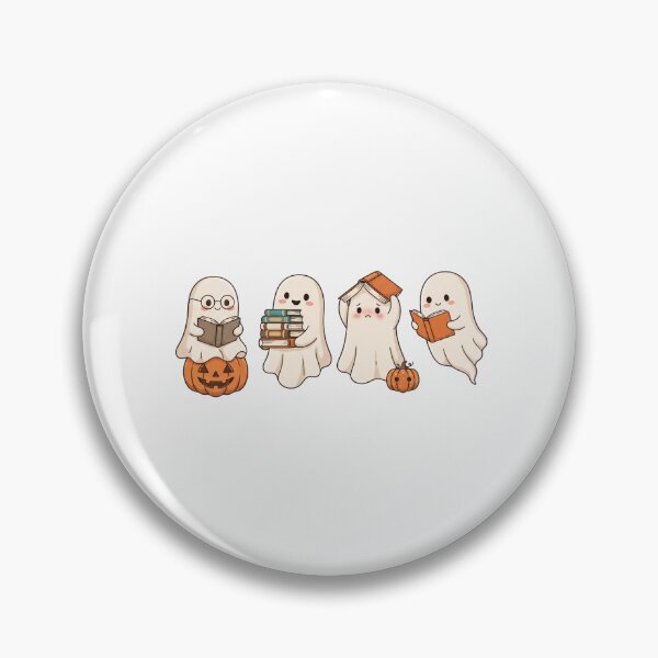 Item preview, Ghosts Enjoying Halloween Books designed and sold by pintartipuduran.