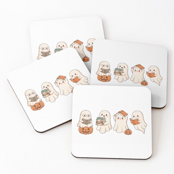 Item preview, Ghosts Enjoying Halloween Books designed and sold by pintartipuduran.