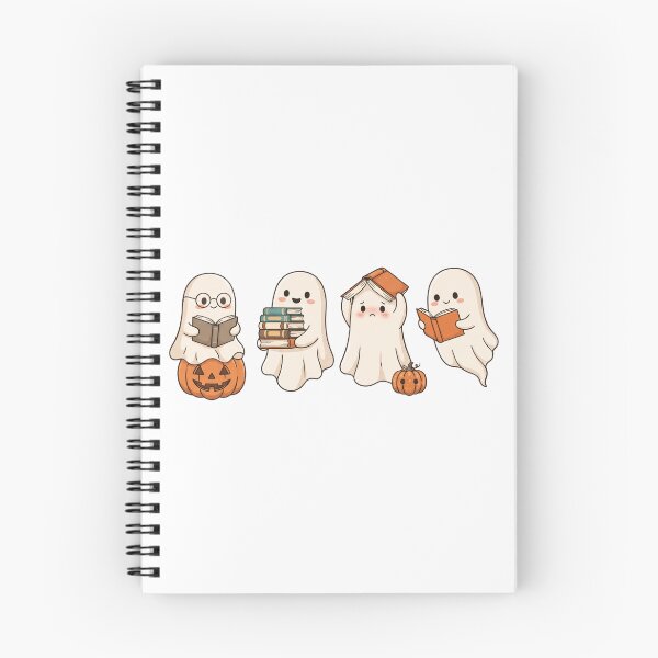 Item preview, Ghosts Enjoying Halloween Books designed and sold by pintartipuduran.