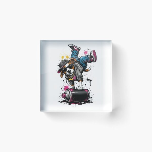 Item preview, Street Art Breakdance Dog designed and sold by Snurly.
