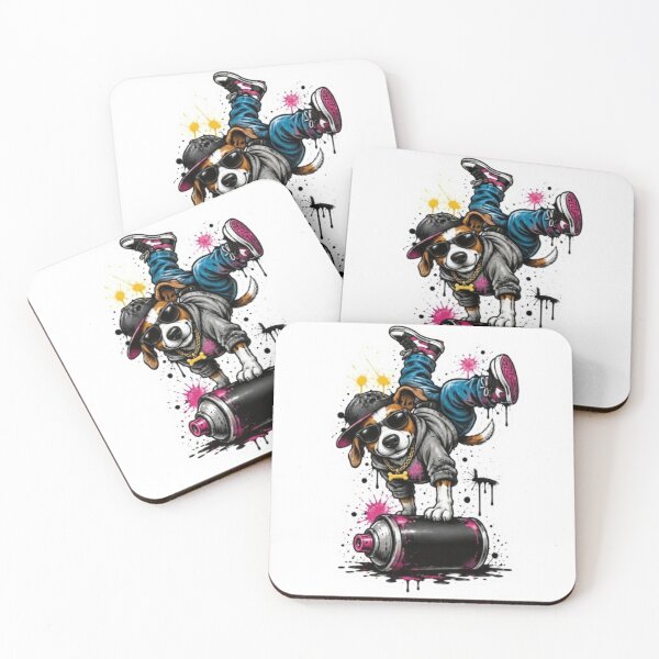 Item preview, Street Art Breakdance Dog designed and sold by Snurly.