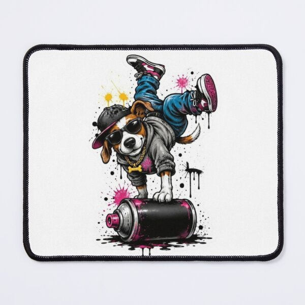 Item preview, Street Art Breakdance Dog designed and sold by Snurly.