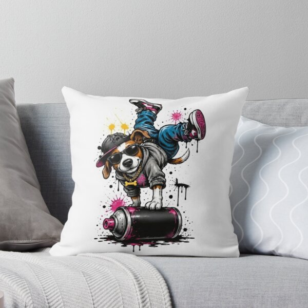 Item preview, Street Art Breakdance Dog designed and sold by Snurly.