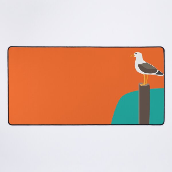 Item preview, Seagull near a Sandy Beach designed and sold by ROSE ANN BANILAR.