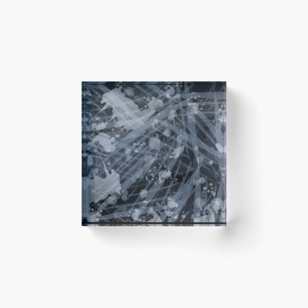 Item preview, Black and White Abstract Paint Splatter Background designed and sold by SweetLilith.