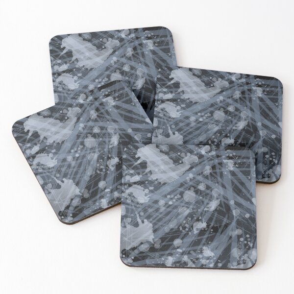 Item preview, Black and White Abstract Paint Splatter Background designed and sold by SweetLilith.