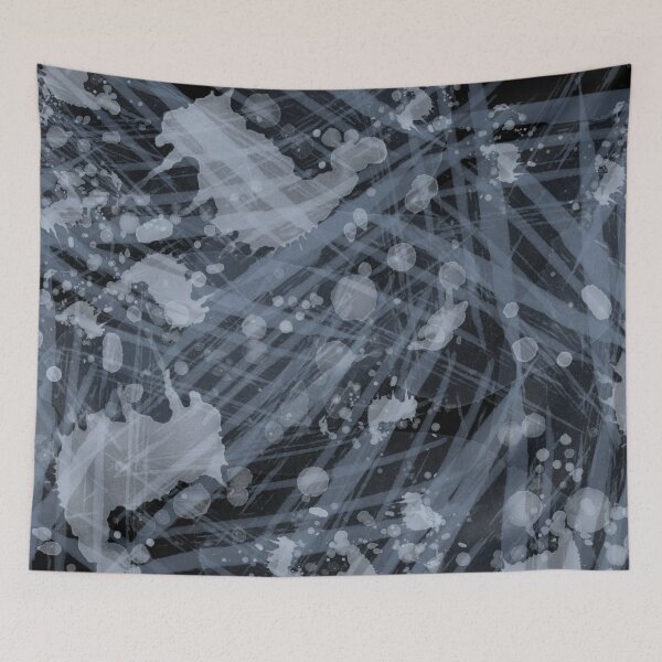Item preview, Black and White Abstract Paint Splatter Background designed and sold by SweetLilith.