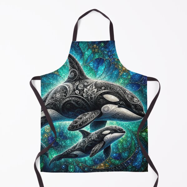 Item preview, Lab Visions 136: Orca Mother and Calf designed and sold by The Psychedelic Anarchist.