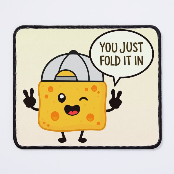 Item preview, The Cheese Homie.You just Fold it in! designed and sold by DibujandoPorfa.