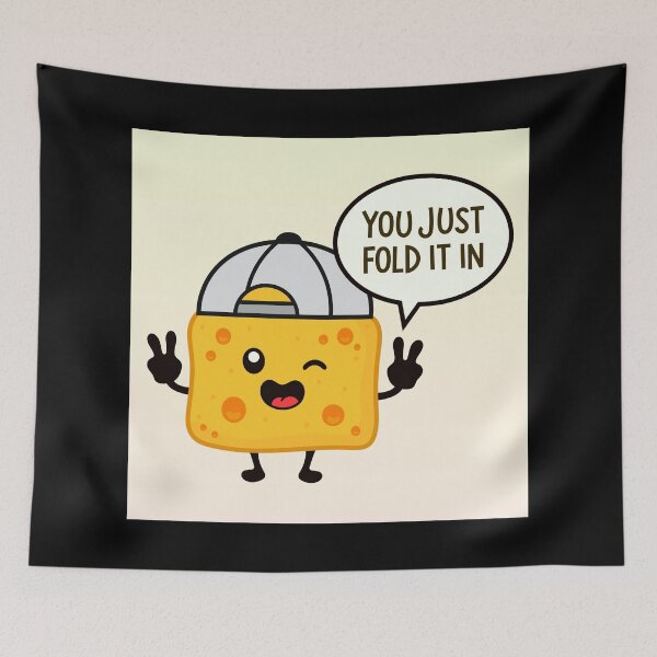 Item preview, The Cheese Homie.You just Fold it in! designed and sold by DibujandoPorfa.