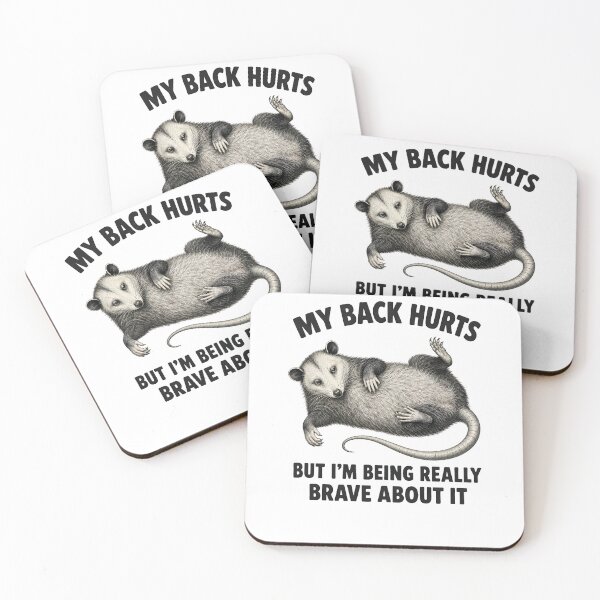 Item preview, MY BACK HURTSBUT I’M BEING REALLY BRAVE ABOUT IT designed and sold by bobcatmarty.
