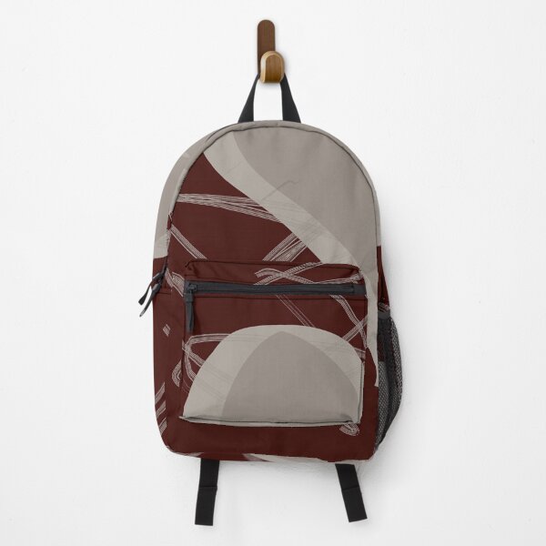 Item preview, Deep Chocolate & Taupe Geometric Heart Pattern designed and sold by CaramelCo.