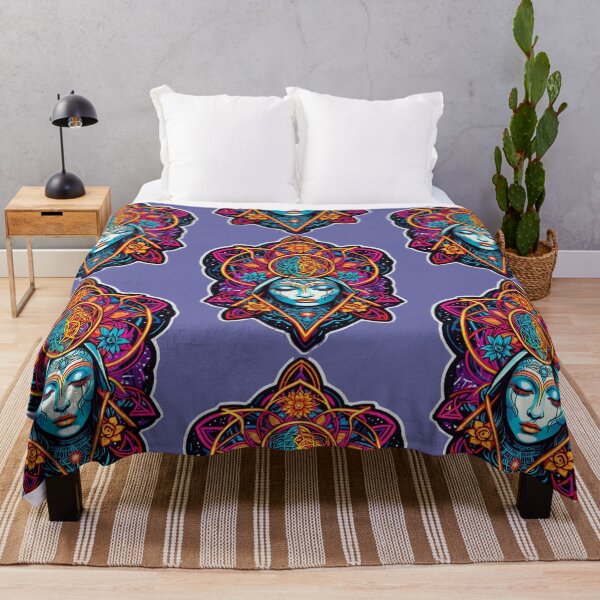 Item preview, Divine Cosmic Visionary: Transformative Psychedelic Artistry in Vibrant Swirls - Limited Edition Run designed and sold by PSYCRAFTINGSTORE.