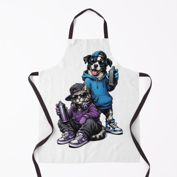 Item preview, Urban Graffiti Cat and Dog Duo designed and sold by Snurly.