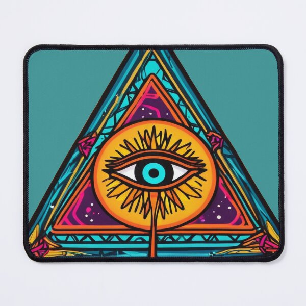 Item preview, Galactic Eye Kaleidoscope: Trippy Psychedelic Masterpiece in Vibrant Swirls - Limited Edition designed and sold by PSYCRAFTINGSTORE.