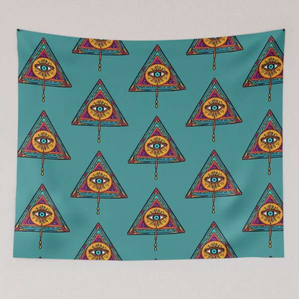 Item preview, Galactic Eye Kaleidoscope: Trippy Psychedelic Masterpiece in Vibrant Swirls - Limited Edition designed and sold by PSYCRAFTINGSTORE.