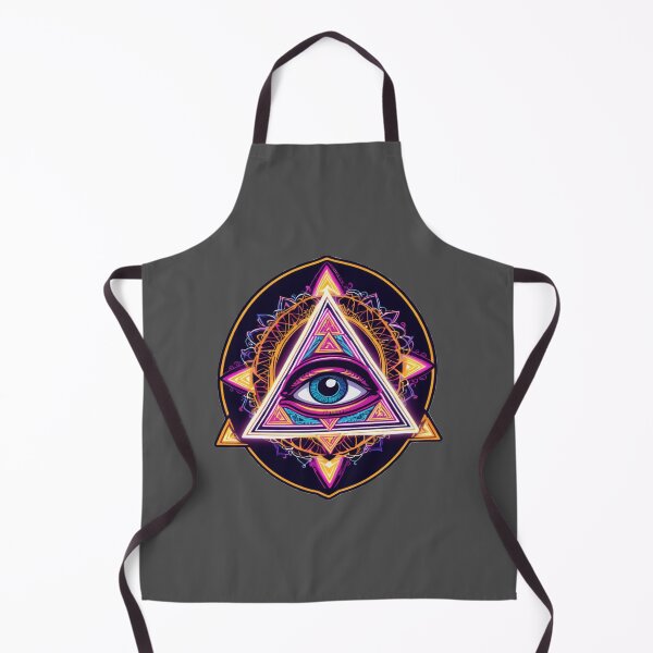Artikelvorschau, Triumphant Psychedelic Eye: Lebendige mystische Wirbel in einer Pyramide – Exklusive limitierte Edition entworfen und verkauft von PSYCRAFTINGSTORE.