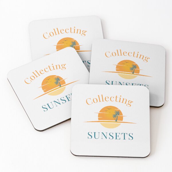 Item preview, Collecting Sunsets Tropical Beach Sunset Vacation Design designed and sold by MadeByMira.