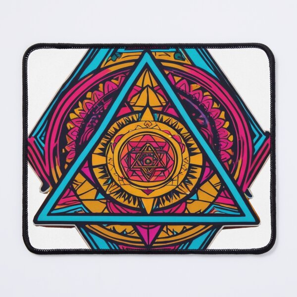 Item preview, Psychedelic Starburst: Illuminated Diamond of Cosmic Wisdom - Limited Edition designed and sold by PSYCRAFTINGSTORE.